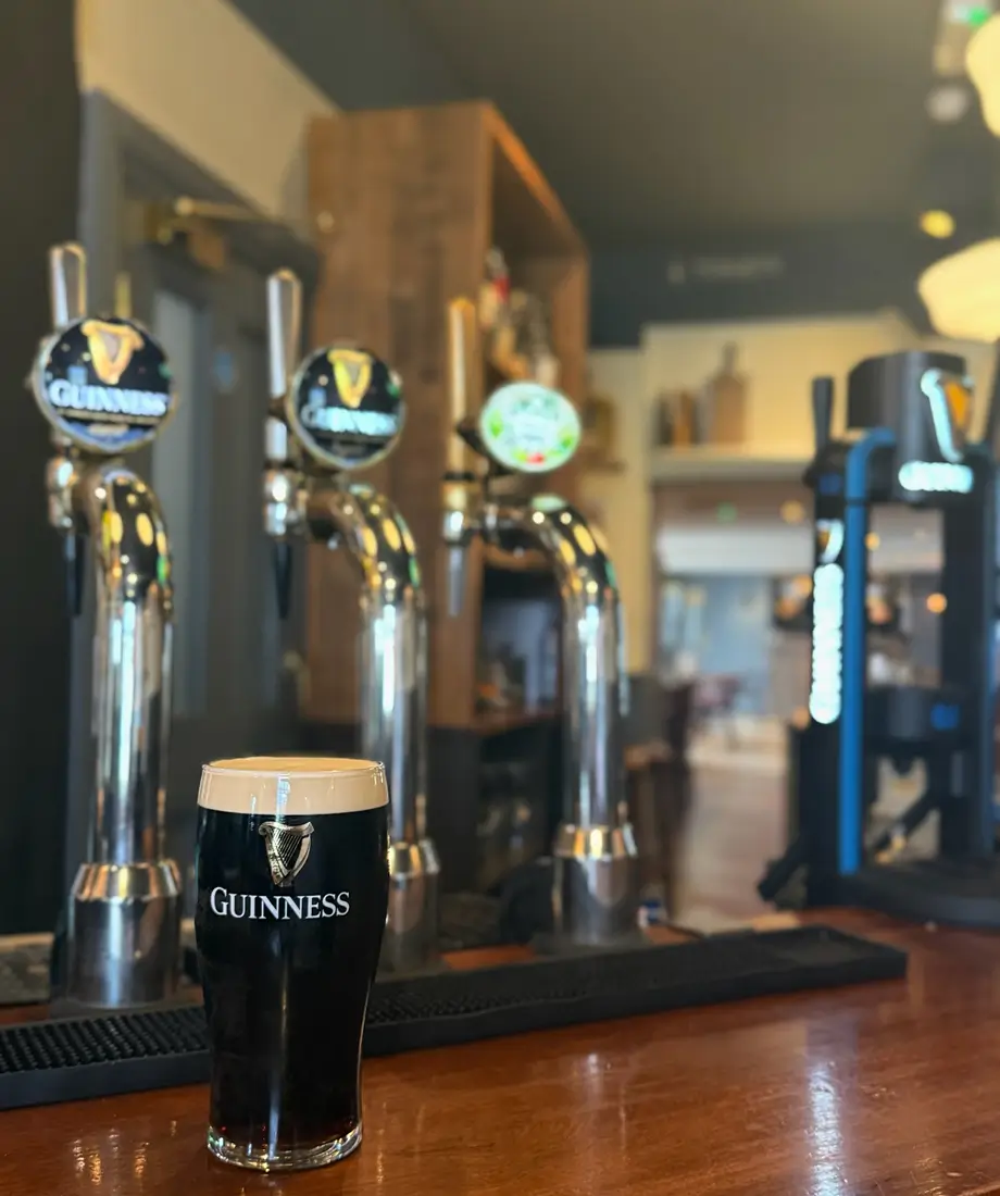 Proper Guinness served at The Suffolk Arms